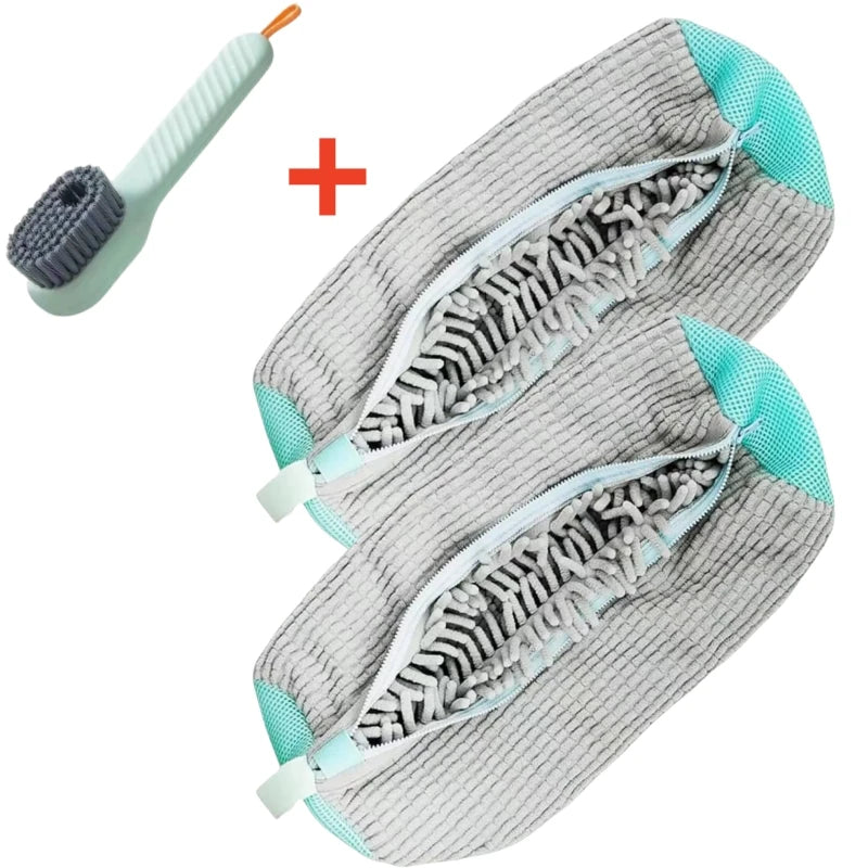 Durable shoe cleaning bag with handy brush included. Prime Pick