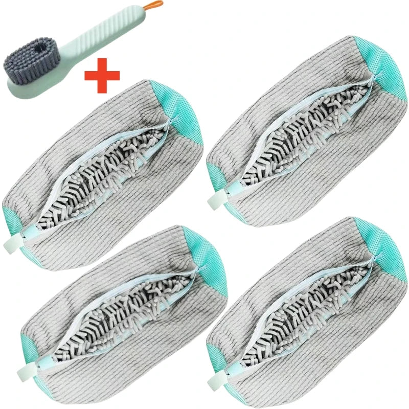 Convenient shoe washing machine bag with soft brush. Prime Pick